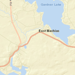 East Machias Street Map