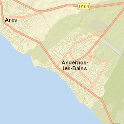 Arès Street Map