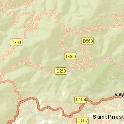 Veyras Street Map