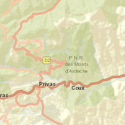 Coux Street Map