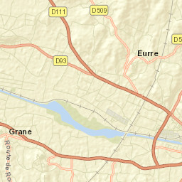 Eurre Street Map