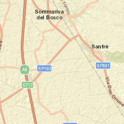 Sanfrè Street Map