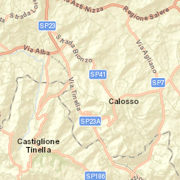 Calosso Street Map