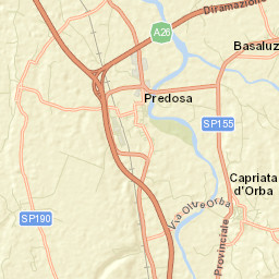 Capriata d'Orba Street Map