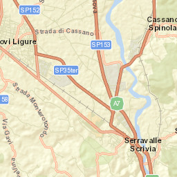 Cassano Spinola Street Map