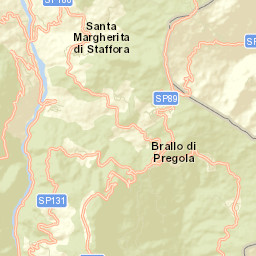 Santa Margherita di Staffora Street Map