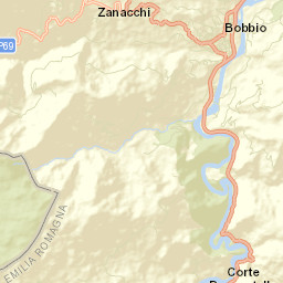 Bobbio Street Map
