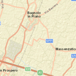 Massenzatico Street Map