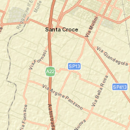 Santa Croce Scuole Street Map