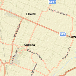 Soliera Street Map