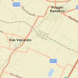 Poggio Renatico Street Map