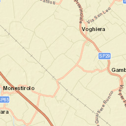 Voghiera Street Map