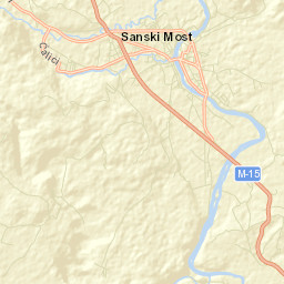 Sanski Most Street Map