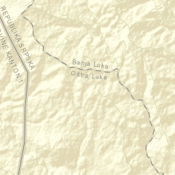 Opština Oštra Luka Street Map