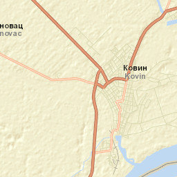 Kovin Street Map