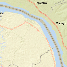 Pojejena Street Map