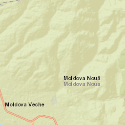 Moldova Nouă Street Map