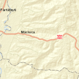 Comuna Măciuca Street Map