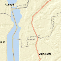 Comuna Vultureşti Street Map