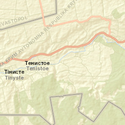 Tenistoye Street Map