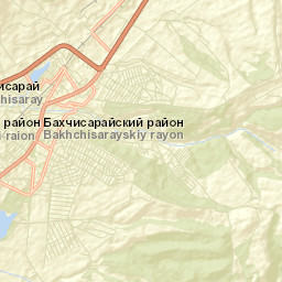 Bakhchysarai Raion Street Map