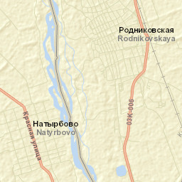 Natyrbovo Street Map