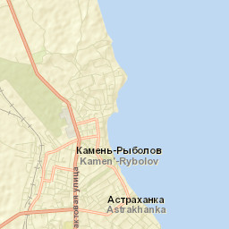 Kamen’-Rybolov Street Map