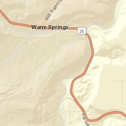 Warm Springs Street Map