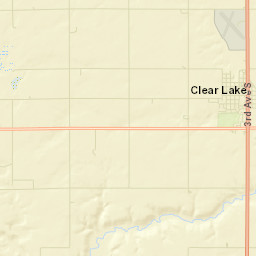 Clear Lake Street Map