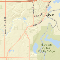 14091-14113 Jonathan Carver Parkway, Carver Street Map