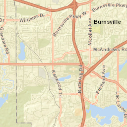 Burnsville Street Map