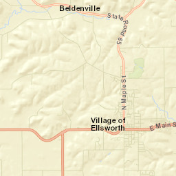 Ellsworth Street Map