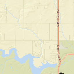 Oscoda County Street Map