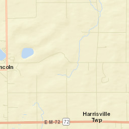 Alcona County Street Map