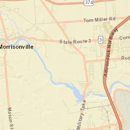 Morrisonville New York Street Map