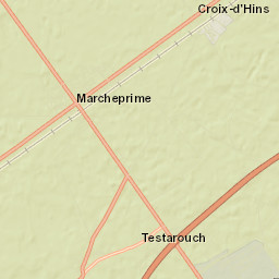 Marcheprime Street Map