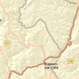 Bagnac-sur-Célé Street Map