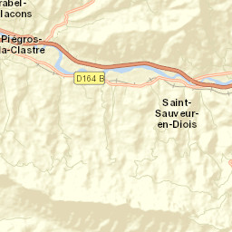 Département de la Drôme Street Map