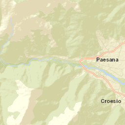 Paesana Street Map