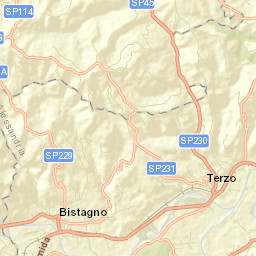 Bistagno Street Map