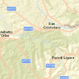 Castelletto d'Orba Street Map
