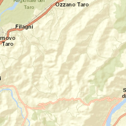Riccò Street Map