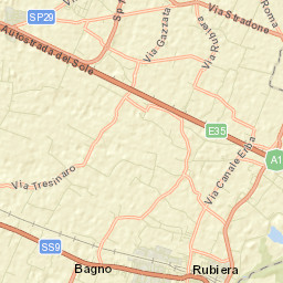Bagno Street Map
