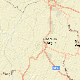 Castello d'Argile Street Map