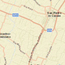San Pietro in Casale Street Map