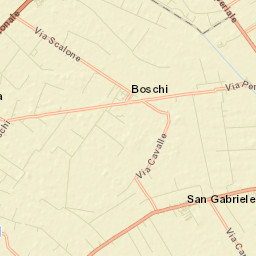 San Gabriele-Mondonuovo Street Map