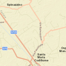 Santa Maria Codifiume Street Map