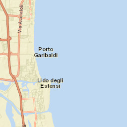 Porto Garibaldi Street Map