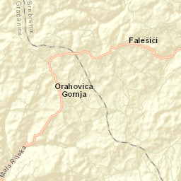 Orahovica Donja Street Map