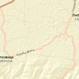 Petkovica Street Map